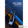 Кабель мультимедійний HDMI M to HDMI M 5.0m braided HD140 black Ugreen (80405)