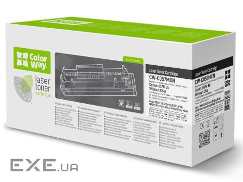 Картридж ColorWay для CANON 057H Black, without chip (CW-C057MXN)