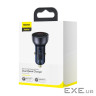 Зарядний пристрій Baseus USB + USB-C QC3.0 65W Particular Digital Display gray (CCKX-C0G)