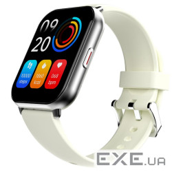 Смарт-годинник HiFuture Zone2 Silver/Grey, 1.96'' (285х240) IPS сенсорний / Bluetooth (zone2.silvergrey)