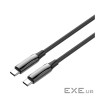 Кабель Type-C-Type-C, 1 м, Black, ColorWay, 240 Вт , 5A, PVC / Aluminum Alloy (CW-CBPDCC069-BK)