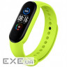 Ремінець для фітнес браслета BeCover Silicone Xiaomi Mi Smart Band 5/6/7 Lime (705433)