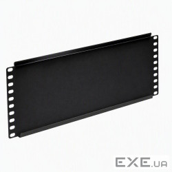 Заглушка 19", 3U, чорна (UA-BP3U-B)