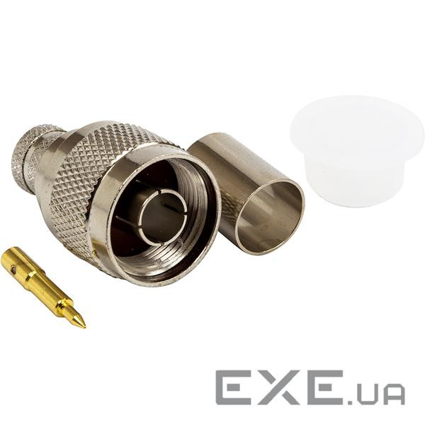 Конектор N-male обжимний роз`єм для кабеля LMR-400 HiSmart (TV991112)