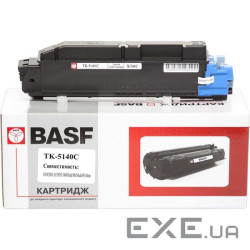 Тонер-картридж BASF Kyoсera TK-5140 Cyan, 1T02NRCNL0 (KT-TK5140C) (BASF-KT-TK5140C)