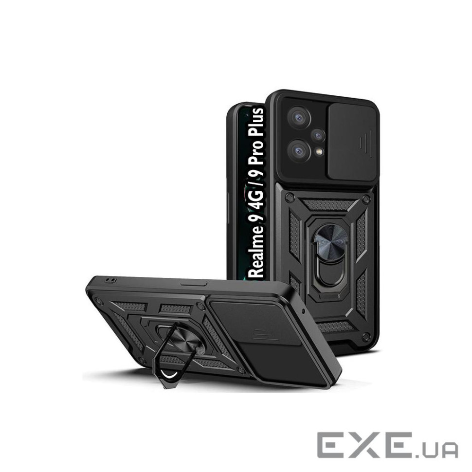 Чохол до мобільного телефона BeCover Military Realme 9 4G / 9 Pro Plus Black (709562)