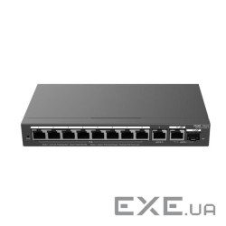 10-портовий гігабітний PoE з хмарним керуванням Ruijie RG-ES210GS-P