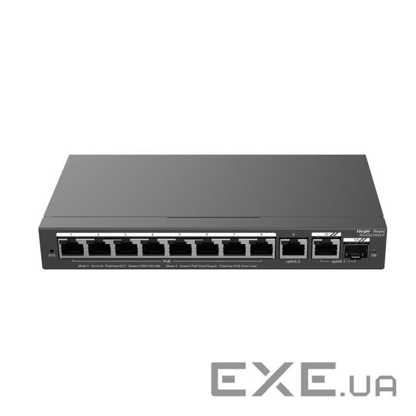 10-портовий гігабітний PoE з хмарним керуванням Ruijie RG-ES210GS-P