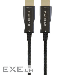 Кабель Cablexpert CCBP-HDMI-AOC-25M, HDMI V.2.0, вилка/вилка, з позолоченими контактами, 25 м