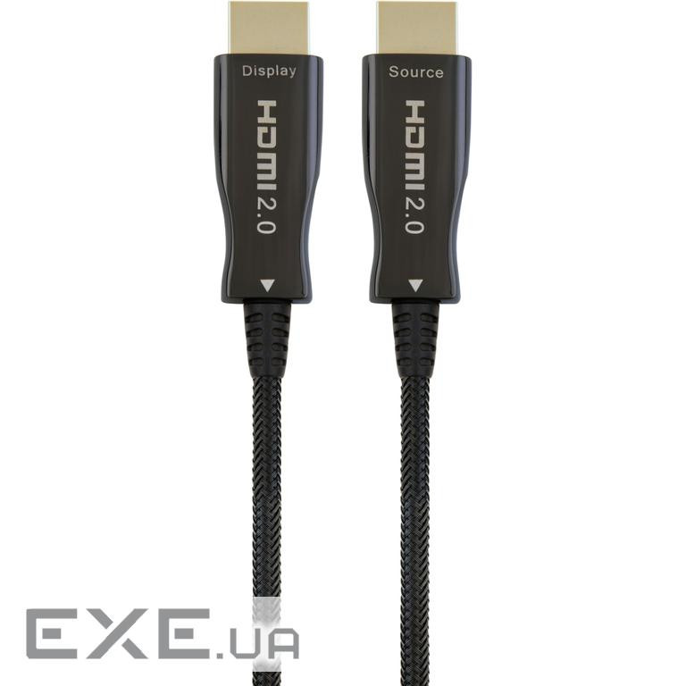 Кабель Cablexpert CCBP-HDMI-AOC-25M, HDMI V.2.0, вилка/вилка, з позолоченими контактами, 25 м