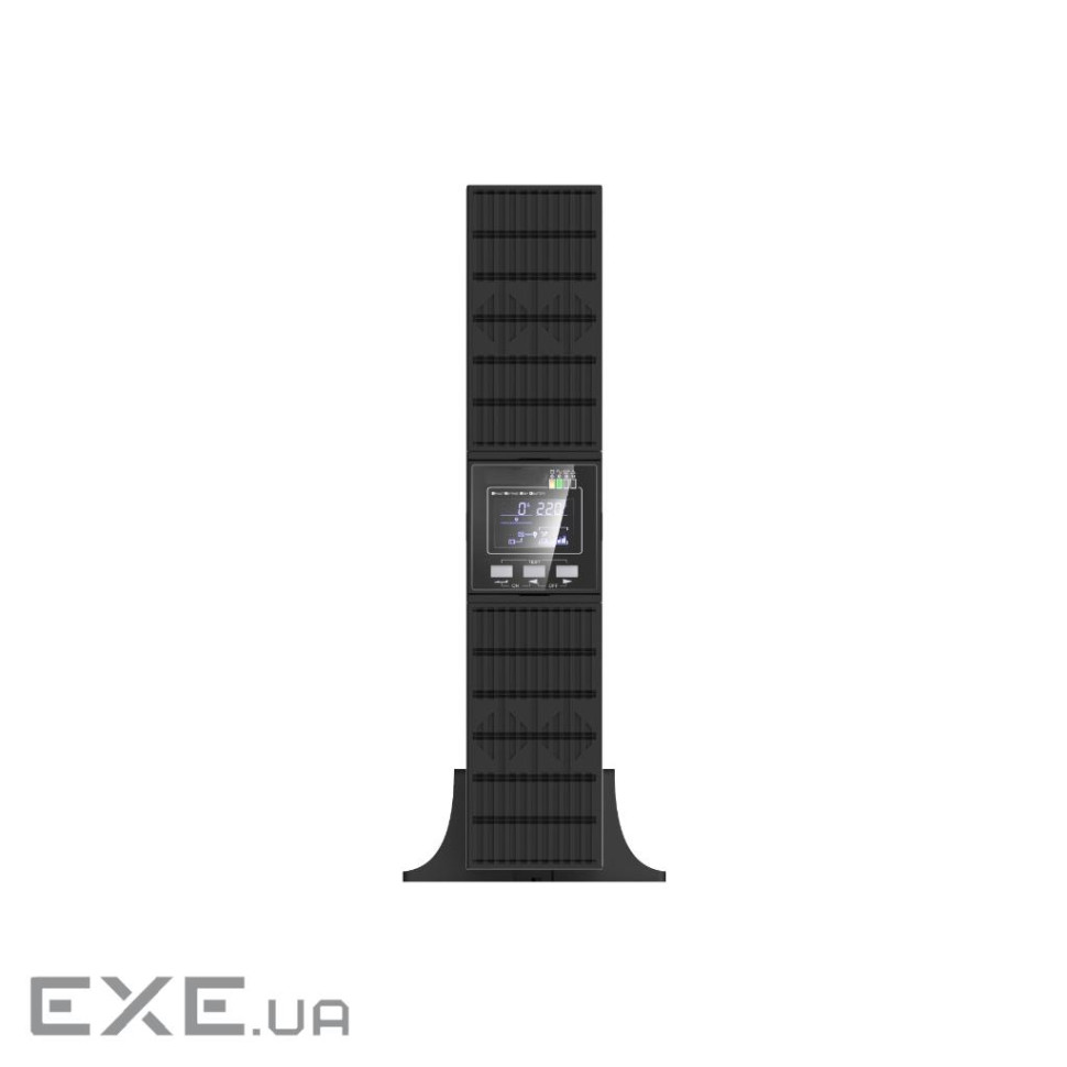 Джерело безперебійного живлення SVC RT-1KS-Li On-Line LiFePO4 , RM 1000ВА/1000Вт, 12x3.2V/7.2Ah, Sin , 12x3.2V/7.2Ah, Si