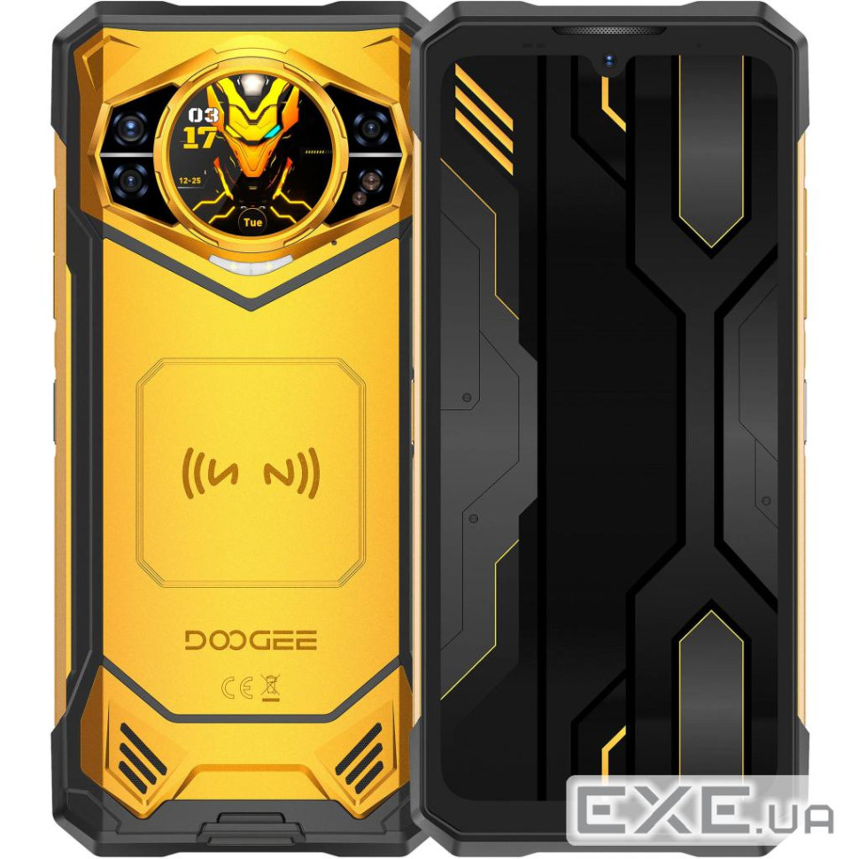 Смартфон Doogee S200X VIP 5G 6.72 12/512ГБ, 2SIM, 10100мА год, жовтий (6923740293805)