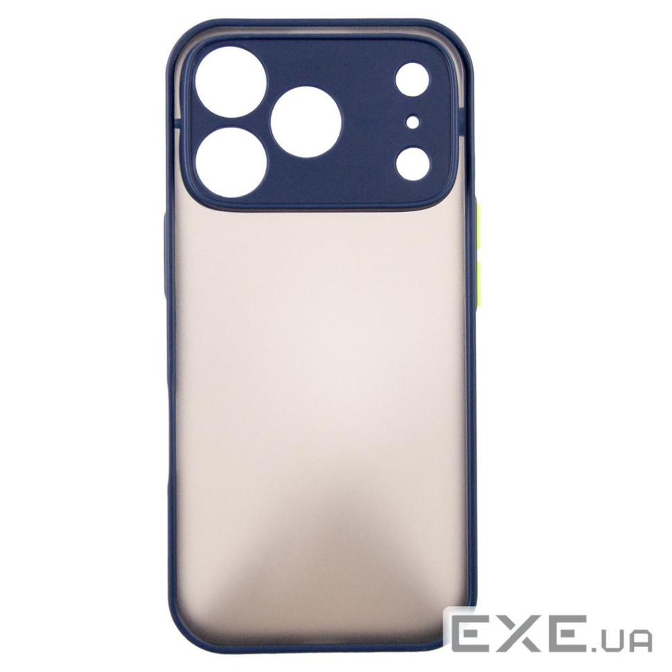 Чeхол-накладка Dengos Matt для iPhone 17 Pro Blue (DG-TPU-MATT-171)