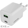 Зарядний пристрій Canyon CU45AC GaN 45W 1xPD 1xQC EU White (CNS-CUW45AC)