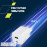 Зарядний пристрій Canyon CU45AC GaN 45W 1xPD 1xQC EU White (CNS-CUW45AC)