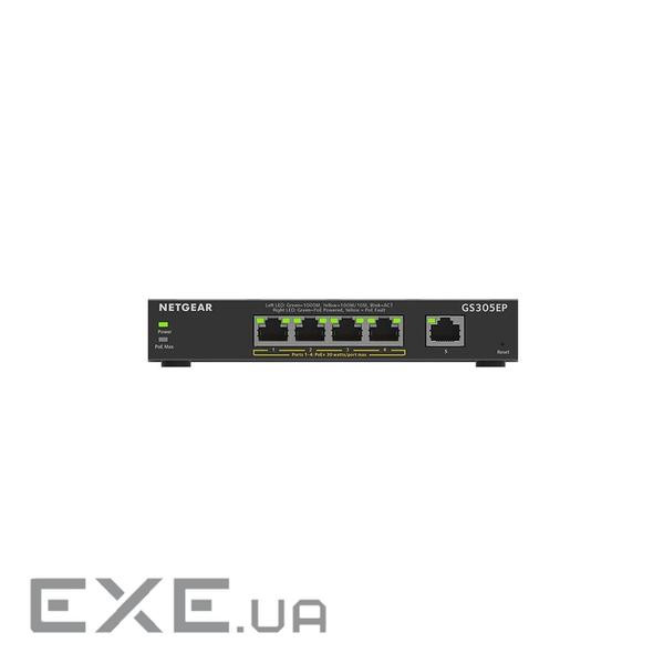 Комутатори NETGEAR GS305EP (GS305EP-100PES)