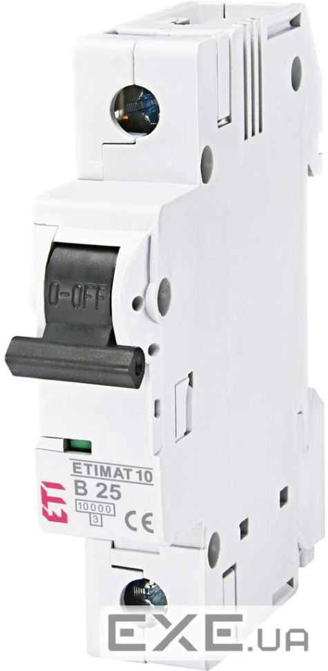 Авт. вимикач ETIMAT 10 1p B 25А (10 kA) (2121718)