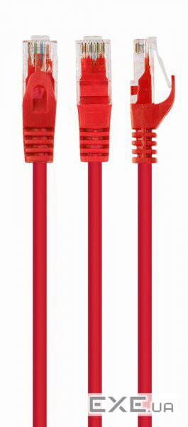 Патч-корд 0.5м UTP cat 6 CCA red Cablexpert (PP6U-0.5M/R)