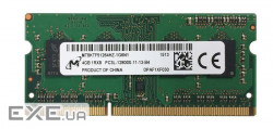Оперативна пам'ять MICRON DDR3L SO-DIMM 1600MHz 4Gb C11 (MT8KTF51264HZ-1G6N1)