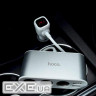 Розгалужувач прикурювача HOCO Z13 2xUSB-A, 3xCar Charger, LCD Digital Display Silv (6957531050896)
