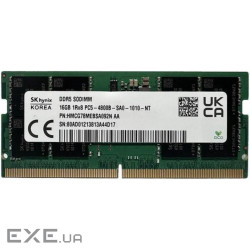 Пам"ять Hynix 16 GB SO-DIMM DDR5 4800 MHz (HMCG78MEBSA092N)