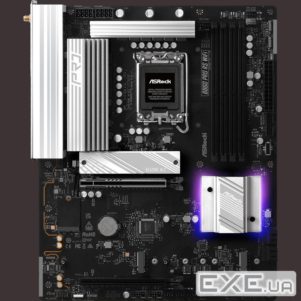 Материнська плата ASROCK B860 Pro RS WiFi
