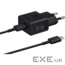 Зарядний пристрій Samsung 25W Power Adapter (w C to C Cable) Black (EP-T2510XBEGEU)