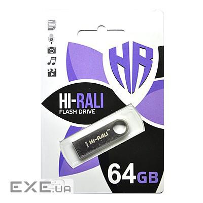 Флеш-накопичувач Hi-Rali USB 64GB Shuttle Series Black (HI-64GBSHBK)
