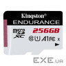 Карта пам'яті KINGSTON microSDXC High Endurance 256GB UHS-I A1 Class 10 (SDCE/256GB)