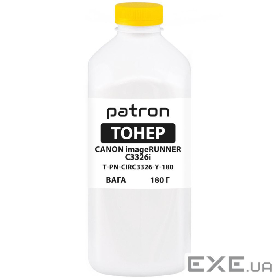 Тонер Canon iRUNNER C3326i 180 г Yellow Patron (PN-CIRC3326-Y-180)