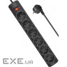 Мережевий фільтр DEFENDER DFS 155 Black, 6 розеток, 5м (994960)