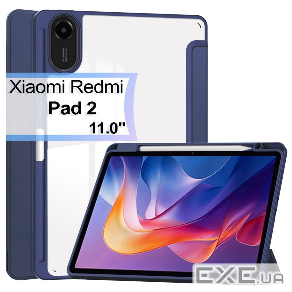 Чохол до планшета BeCover Soft Edge TPU Xiaomi Redmi Pad 2 11.0" Deep Blue (713657)