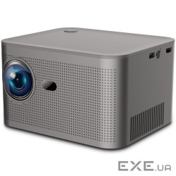 Проектор H96MAX HY350 , LED, LCD, Full HD, 300 AL,16:9, Android 11.0, HDMI, WiFi, Bluetooth, сірий