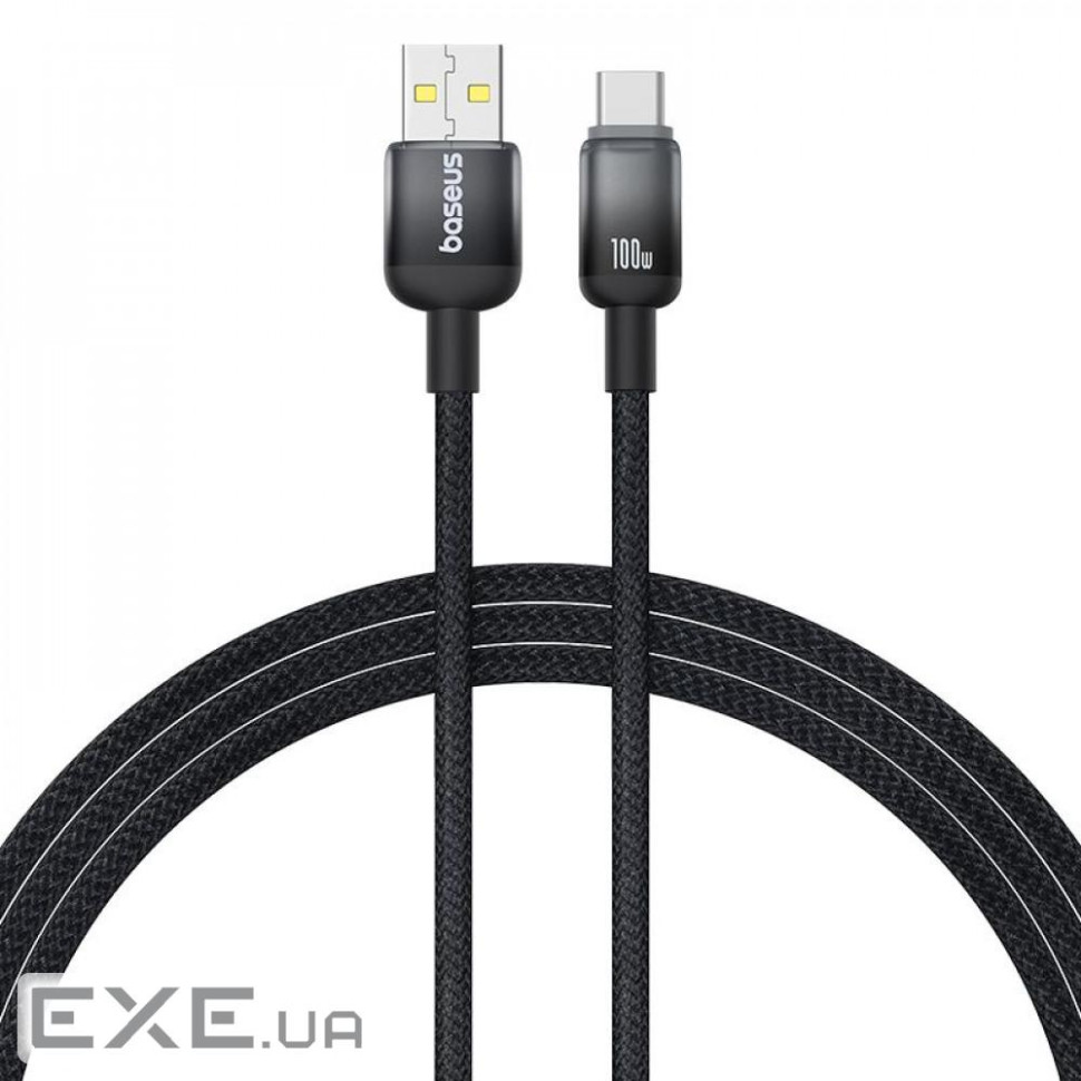 Кабель Baseus Discolor Series Fast Charging Type-C 100W (1m) black (P10374903111-00)