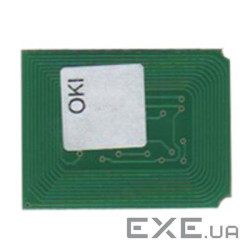 Чип для картриджа OKI C3300/3400/3520/3600 Cyan Delacamp (980269)