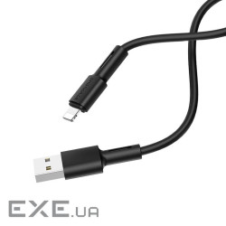 Кабель BOROFONE BX31 Soft silicone Lightning devices 1m. Black (BX31LB)