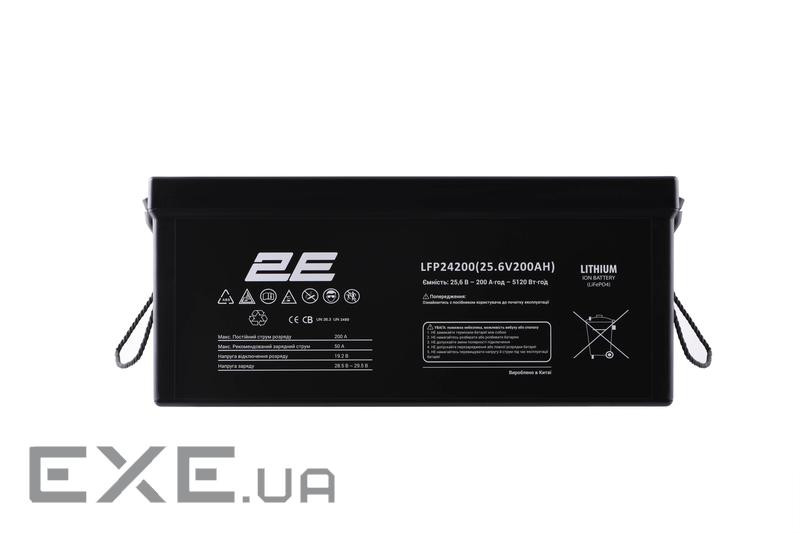 Акумуляторна батарея 2E LFP24200 24V/200Ah LCD 8S (2E-LFP24200-LCD)
