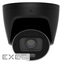 8 Mp IP варіофокальна відеокамера з гібридним підсвічуванням Ajax TurretCam HLVF (8 Mp) Black (2.8-1