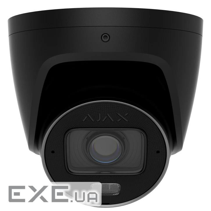 8 Mp IP варіофокальна відеокамера з гібридним підсвічуванням Ajax TurretCam HLVF (8 Mp) Black (2.8-1