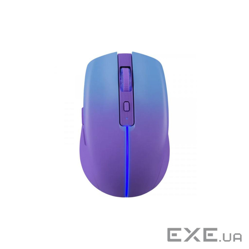Мишка Defender Mystery MM-301, бездротова Bluetooth+2.4G, 1600 dpi., 4кн., 500mAh, LED, фіол (52301)