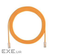 Патч-корд UTP кат.5e 28AWG, 1м, помаранч., LSZH (UTP28CH1MOR)