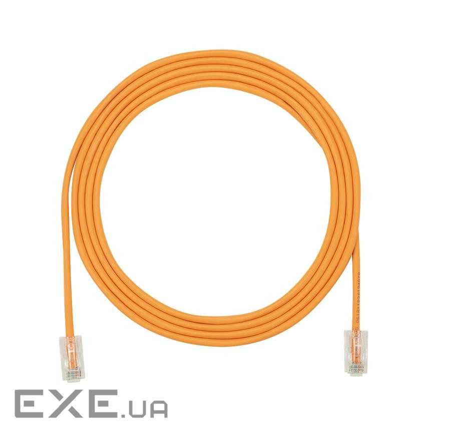Патч-корд UTP кат.5e 28AWG, 1м, помаранч., LSZH (UTP28CH1MOR)