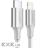 Кабель UGREEN US304 Type-C to Lightning PD36W MFi 1м White (US304 White 1M)