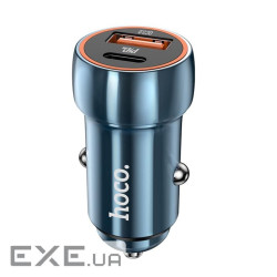 Зарядний пристрій HOCO Z46A USB-A/Type-C Sapphire Blue (6931474770349)