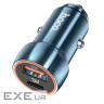 Зарядний пристрій HOCO Z46A USB-A/Type-C Sapphire Blue (6931474770349)