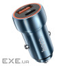 Зарядний пристрій HOCO Z46A USB-A/Type-C Sapphire Blue (6931474770349)