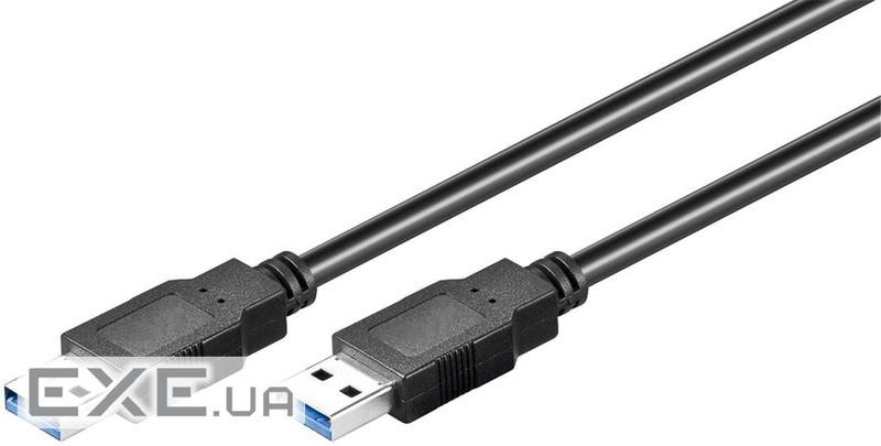 Кабель Goobay USB3.0 A M/M 0.5m, AWG28 3xShielded D=5.5mm Gold Cu (75.09.5716-1)
