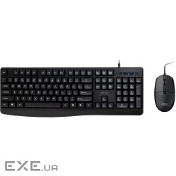 Комплект AOC KM170B USB UA Black (KM170B/97)