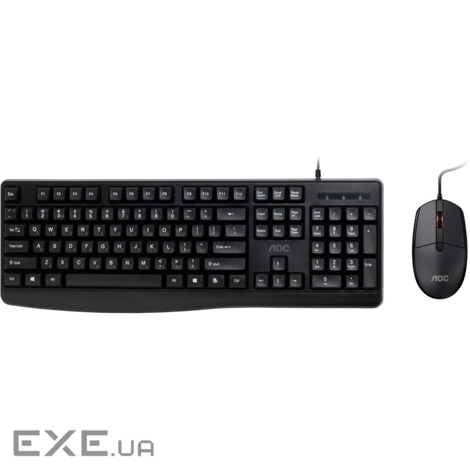 Комплект AOC KM170B USB UA Black (KM170B/97)