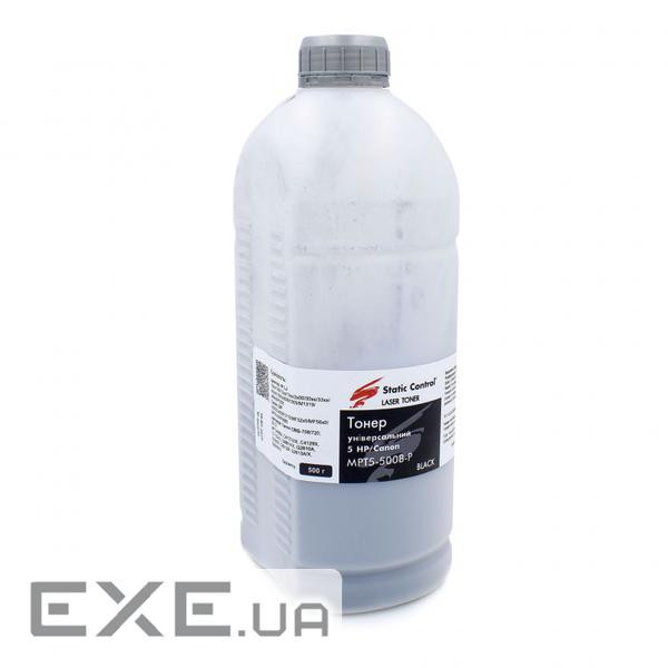 Тонер HP/Canon MPT5 500г фасовка Static Control (MPT5-500B-P)